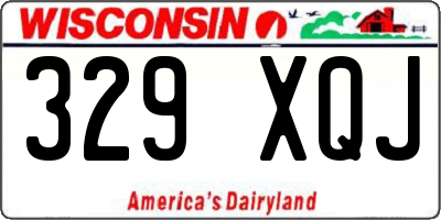WI license plate 329XQJ