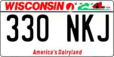 WI license plate 330NKJ