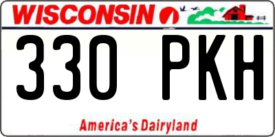 WI license plate 330PKH