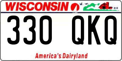 WI license plate 330QKQ