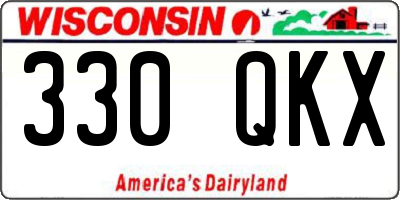 WI license plate 330QKX