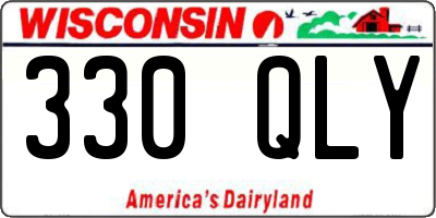 WI license plate 330QLY