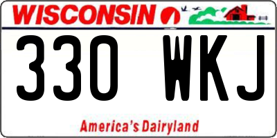 WI license plate 330WKJ