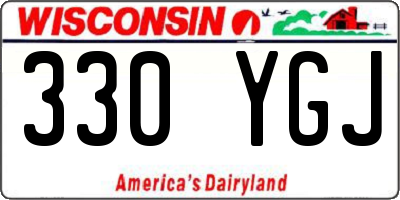 WI license plate 330YGJ