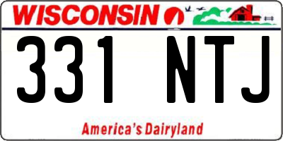 WI license plate 331NTJ