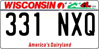 WI license plate 331NXQ