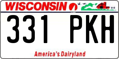 WI license plate 331PKH