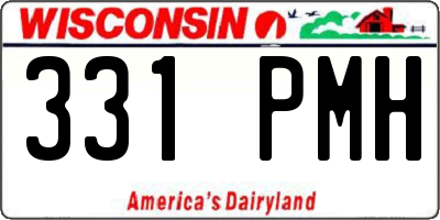WI license plate 331PMH