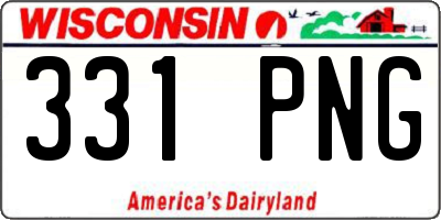 WI license plate 331PNG