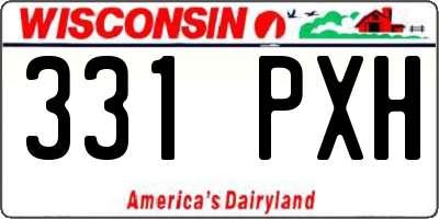 WI license plate 331PXH