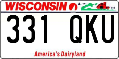 WI license plate 331QKU