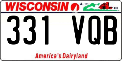 WI license plate 331VQB