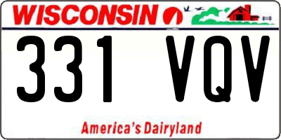 WI license plate 331VQV
