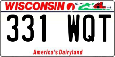 WI license plate 331WQT