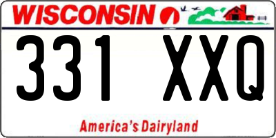 WI license plate 331XXQ