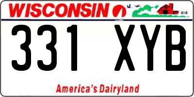 WI license plate 331XYB
