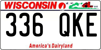 WI license plate 336QKE