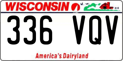 WI license plate 336VQV