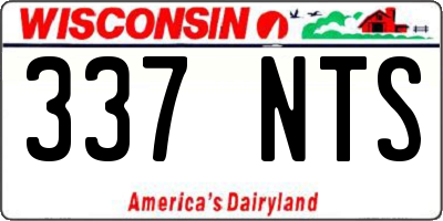 WI license plate 337NTS