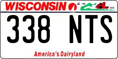 WI license plate 338NTS