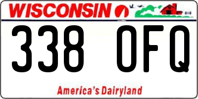 WI license plate 338OFQ