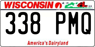 WI license plate 338PMQ