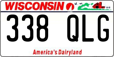 WI license plate 338QLG