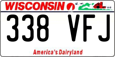 WI license plate 338VFJ