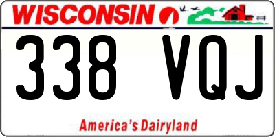 WI license plate 338VQJ