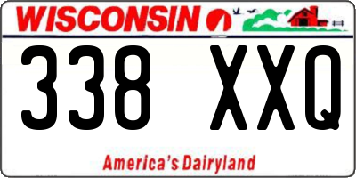 WI license plate 338XXQ