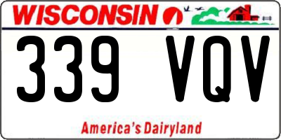 WI license plate 339VQV