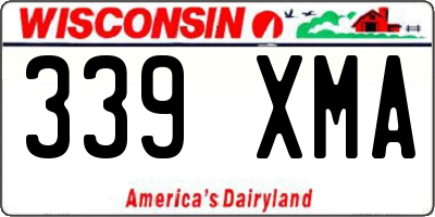 WI license plate 339XMA