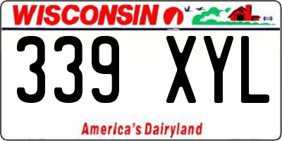 WI license plate 339XYL