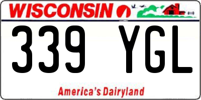 WI license plate 339YGL