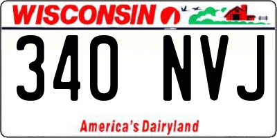 WI license plate 340NVJ