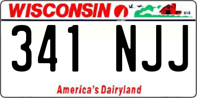 WI license plate 341NJJ