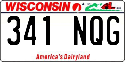 WI license plate 341NQG
