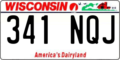 WI license plate 341NQJ