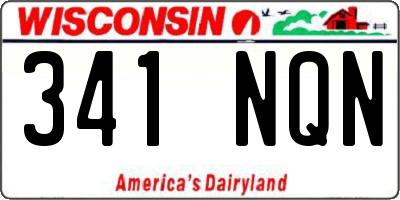 WI license plate 341NQN