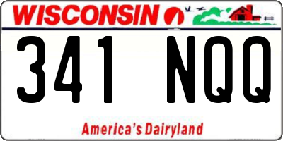WI license plate 341NQQ