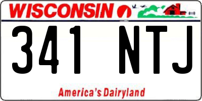 WI license plate 341NTJ