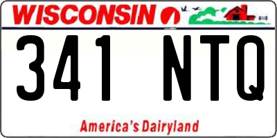 WI license plate 341NTQ