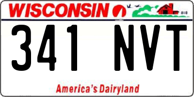 WI license plate 341NVT