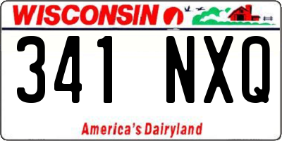 WI license plate 341NXQ
