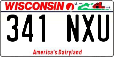 WI license plate 341NXU