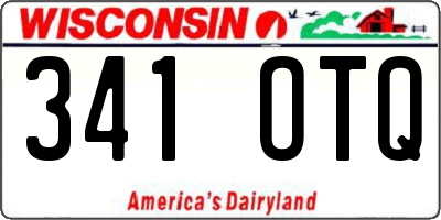 WI license plate 341OTQ