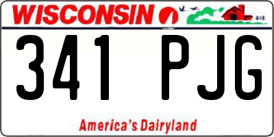WI license plate 341PJG