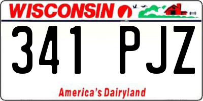 WI license plate 341PJZ