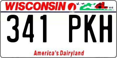 WI license plate 341PKH