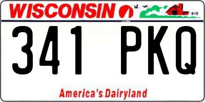 WI license plate 341PKQ